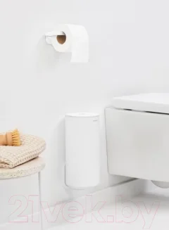 Держатель для туалетной бумаги Brabantia MindSet 303180 (минерально-белый) — фото 5