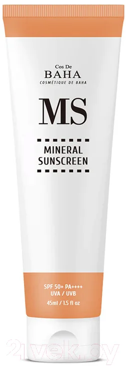 Крем солнцезащитный Cos de Baha Mineral Sunscreen (45мл)