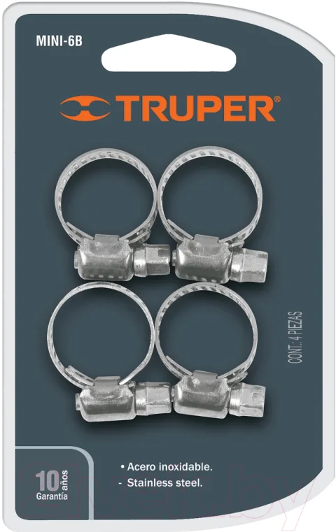 Набор хомутов червячных Truper MINI-6B / 10031