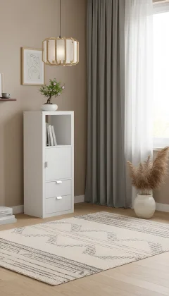 Модуль с ящиком Mio Tesoro Фора с металлической ручкой (белый) — фото 8