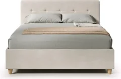 Полуторная кровать Sonit Mira 140x200 шенилл Eclipse (01 светло-бежевый) — фото 8