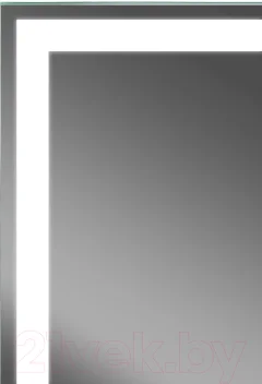 Шкаф с зеркалом для ванной Континент Mirror Box Black Led 80х80 — фото 3