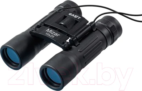 Бинокль GAUT Mizar 10x25 Roof-призмы ВК7 (черный)
