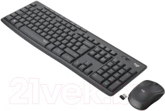 Комплект клавиатура и мышь Logitech MK295 (графит) — фото 1