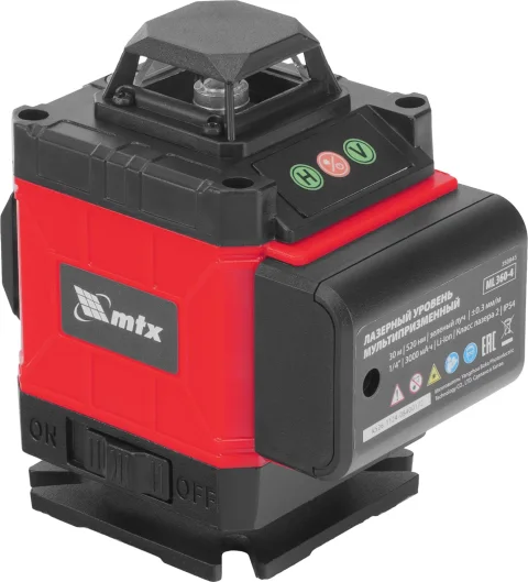 Лазерный уровень MTX ML 360-4 Pro SET / 350845