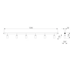 Трековый светильник Elektrostandard Module System 85178/01 24W 3000K (черный) — фото 10