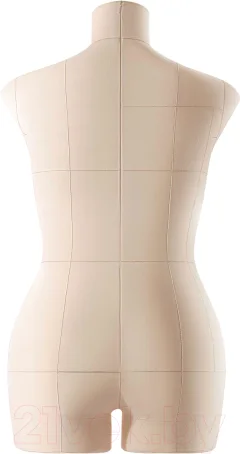 Манекен портновский Royal Dress Forms Monica+ стойка Милан (бежевый, размер 48) — фото 4