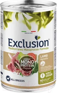 Влажный корм для собак Exclusion Monoprotein Formula Lamb / NGALA40 (400г) — фото 3