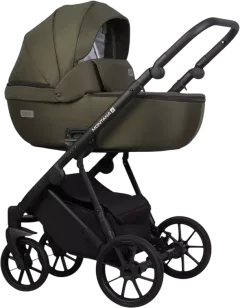 Детская универсальная коляска Riko Montana X 3 в 1 Basic (54 оливковый) — фото 1