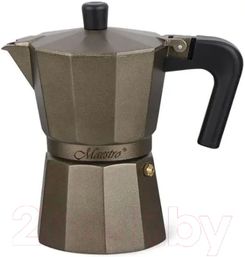 Гейзерная кофеварка Maestro MR-1666-6 (коричневый)