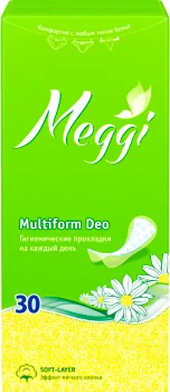 Прокладки ежедневные Meggi Multiform Deo (30шт) — фото 1