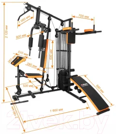 Силовой тренажер Alpin Multi Gym GX-400 — фото 8