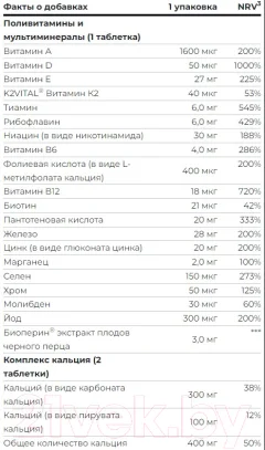 Витаминно-минеральный комплекс Scitec Nutrition Multi Pro Plus (30 капсул) — фото 2