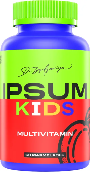 Мультивитаминный комплекс IPSUM Multivitamin kids Абрикос мармеладные пастилки (60шт)