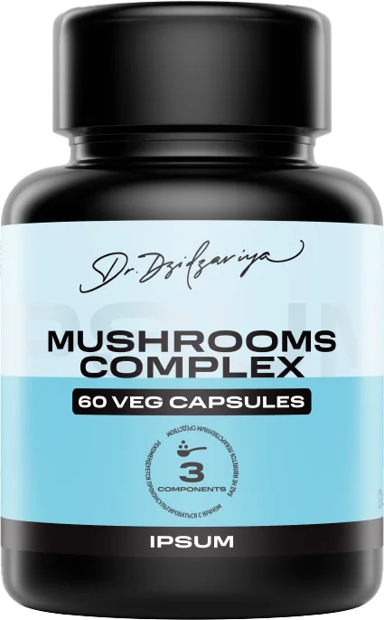 Пищевая добавка IPSUM Mushrooms complex (60 капсул)
