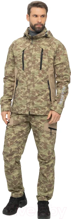 Костюм для охоты и рыбалки Huntsman Матрица КМФ(MV-23) Nylon Cotton (р-р 52-54/170) — фото 1