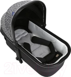 Люлька-модуль для коляски Chicco Mysa Light Carrycot (Charming Grey) — фото 4