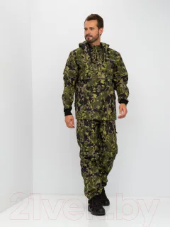 Костюм для охоты и рыбалки Huntsman Антигнус Люкс КМФ-N153 Смесовая Rip-stop/Бонди (р-р 52-54/182-188) — фото 3
