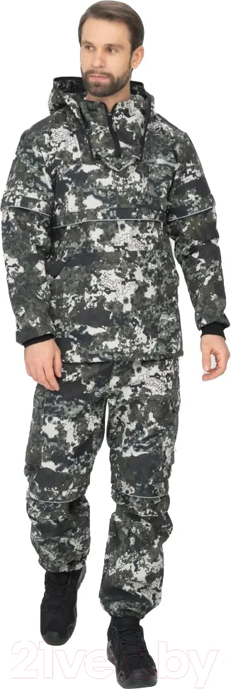 Костюм для охоты и рыбалки Huntsman Антигнус Люкс КМФ-N181 Смесовая Rip-stop/Бонди (р-р 48-50/170-176)