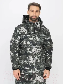 Костюм для охоты и рыбалки Huntsman Антигнус Люкс КМФ-N181 Смесовая Rip-stop/Бонди (р-р 48-50/170-176) — фото 4