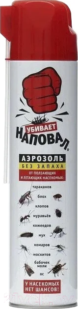 Аэрозоль от насекомых Наповал Дихлофос (600мл) — фото 1