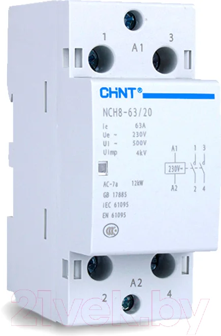 Контактор Chint NCH8-63/20 / 256093