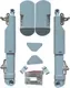 Комплект подъемных механизмов Samet Neo Lift 45 N (светло-серый) — фото 4