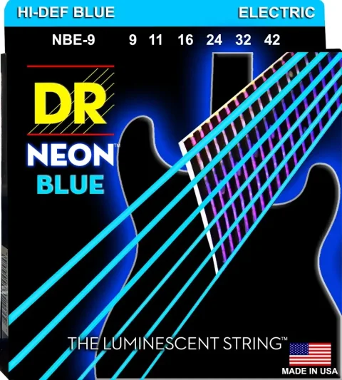 Струны для электрогитары DR Neon NBE-9 9-42
