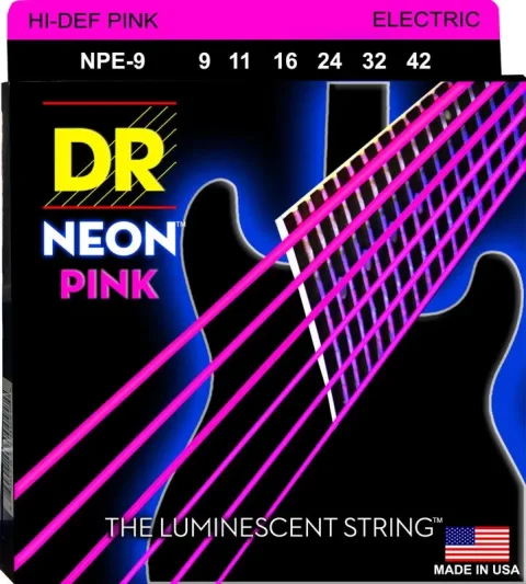 Струны для электрогитары DR Neon NPE-9 9-42
