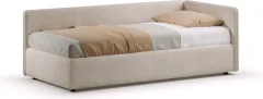 Кровать-тахта Sonit Nicole правый 90x200 шенилл Eclipse (01 светло-бежевый) — фото 2