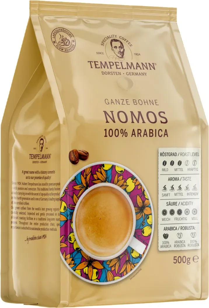 Кофе в зернах Tempelmann Nomos (500г)