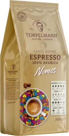 Кофе в зернах Tempelmann Nomos Espresso (1кг) — фото 3