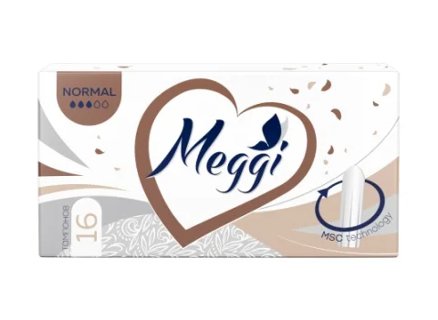 Тампоны гигиенические Meggi Normal (16шт)