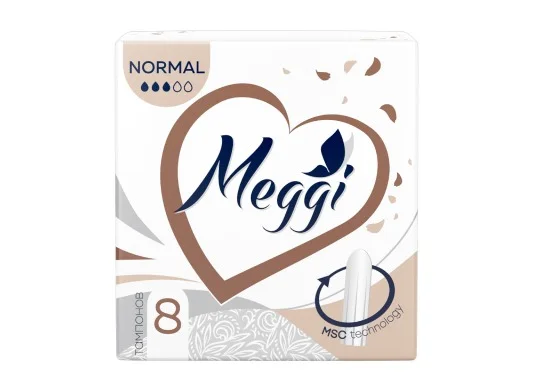 Тампоны гигиенические Meggi Normal New (8шт)