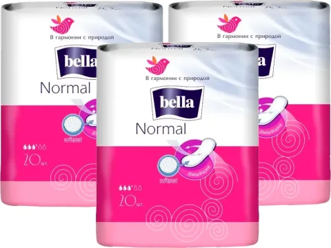 Прокладки гигиенические Bella Normal Softiplait (3x20шт)