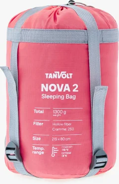 Спальный мешок TANVOLT Nova2_GreyRed — фото 10