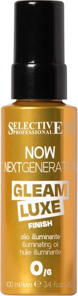 Масло для волос Selective Professional Now Gleam Luxe для придания финишного блеска (100мл) — фото 9