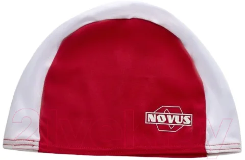 Шапочка для плавания Novus NPC-41 (красный/белый)