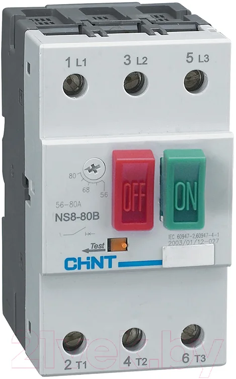 Пускатель магнитный Chint NS2-80B 40A-63A (R) / 495088