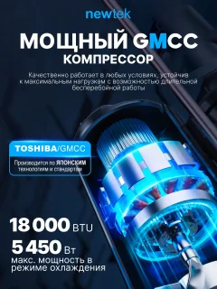 Сплит-система Newtek NT-65CHD18 — фото 3
