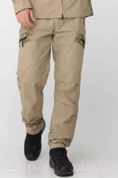 Костюм для охоты и рыбалки Huntsman Матрица летний Nylon Cotton Рип-Стоп Песок (р-р 52-54/182-188) — фото 5