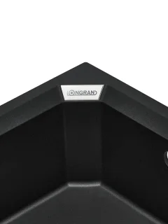 Мойка кухонная Longran Octagon OCG530.457 (оникс) — фото 3