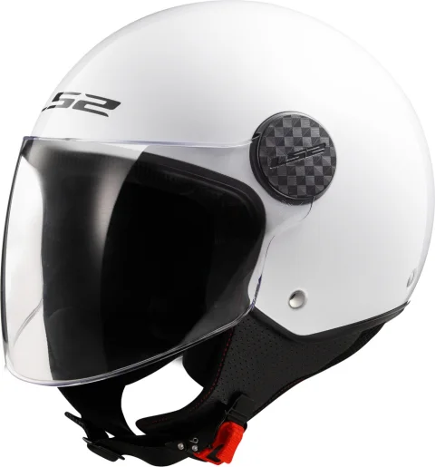 Мотошлем LS2 OF558 Sphere II Solid (XXL, белый глянцевый)