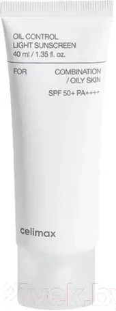 Крем солнцезащитный Celimax Oil Control Light Sunscreen (40мл) — фото 9