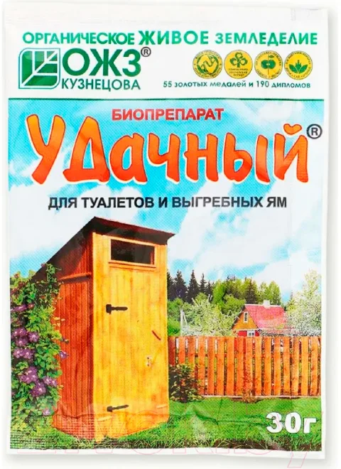 Биоактиватор ОЖЗ Удачный биопрепарат для туалетов (30г)