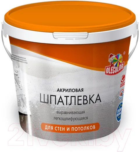 Шпатлевка готовая Olecolor Для стен и потолков (900г)