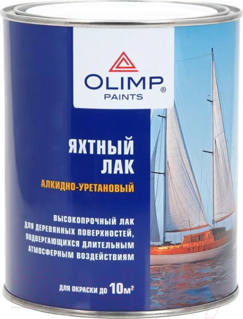 Лак яхтный Olimp Полуматовый (0.9л)