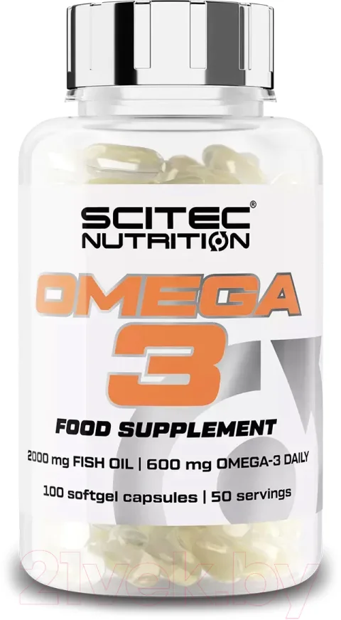 Жирные кислоты Scitec Nutrition Omega-3 (100 капсул)