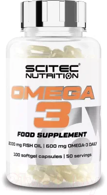 Жирные кислоты Scitec Nutrition Omega-3 (100 капсул) — фото 3