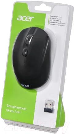 Мышь Acer OMR040 / ZL.MCEEE.00A (черный) — фото 7